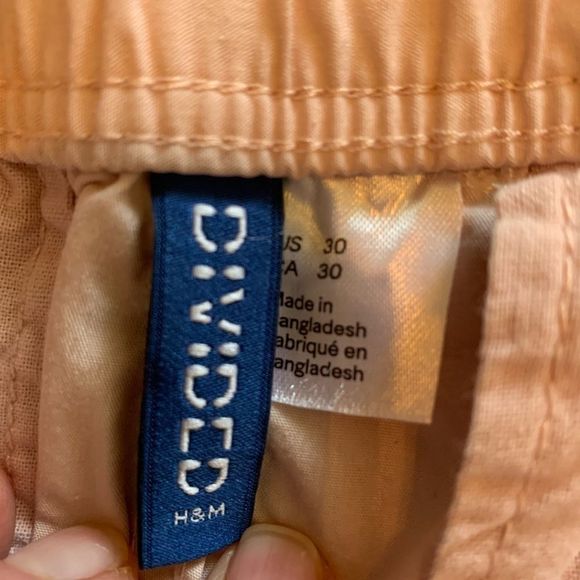H&M DIVIDED Pale pink Elastic Hem/Back Waist 30 (B-016) - Picture 7 of 9